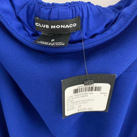 BNWT Beautiful blue off the should be dress - Picture 5 of 5